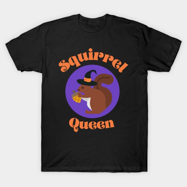 Spooky Squirrel Queen T-Shirt by SquirrelQueen